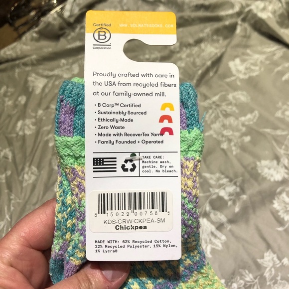 NWT Soulmate socks chickpea toddler 2-5yrs old - Picture 4 of 4